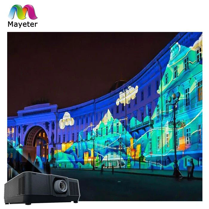 Outdoor Building 3d Mapping Projection