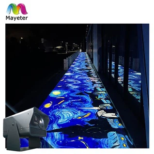 Projection vidéo au sol