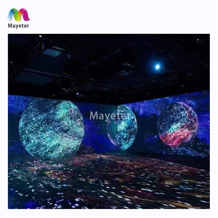3d Projection Mapping Immersive Room Video 360 Projection Mapping Projector